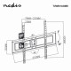 Nedis TVWM1450BK LCD TV / monitor tartó konzol 3d, minden irányban mozgatható, súly: 35 kg, dönthető, forgatható