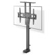 Nedis TVSM5840BK 37-80" LCD TV/Monitor motoros állvány (tartó konzol), állítható magasság 79 - 184 cm, Smart Wi-Fi, 60kg