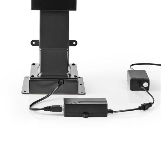 Nedis TVSM5840BK 37-80" LCD TV/Monitor motoros állvány (tartó konzol), állítható magasság 79 - 184 cm, Smart Wi-Fi, 60kg