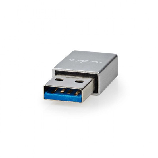 Nedis CCGB60925GY USB A - USB C adapter, USB3.2 dugó - USB-C aljzat, 5 Gbps, (USB3.1, USB3.0, USB2.0)