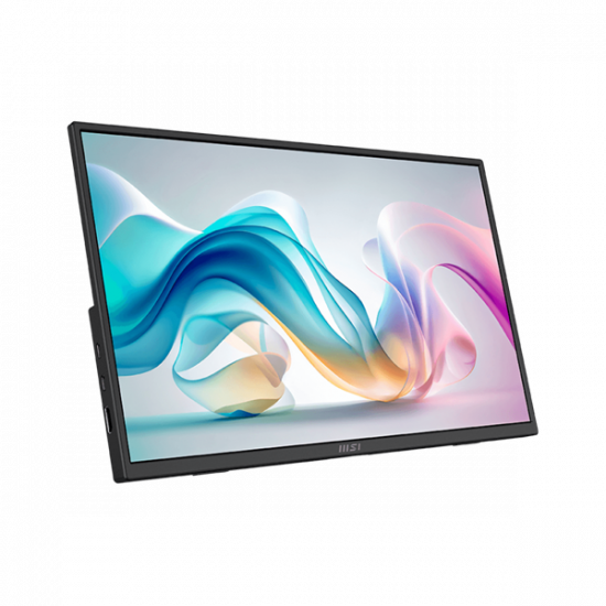 MSI Monitor Business PRO MP165 E6, 15,6" FHD 1920x1080, IPS, 250 cd/m2, 16:9, 60 Hz, 4ms, 2x USB-C, miniHDMI, Black