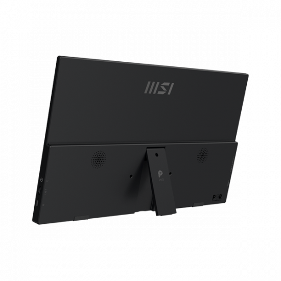MSI Monitor Business PRO MP165 E6, 15,6" FHD 1920x1080, IPS, 250 cd/m2, 16:9, 60 Hz, 4ms, 2x USB-C, miniHDMI, Black