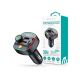 DEVIA Bluetooth FM-transmitter/autós gyorstöltő 30W PD+QC 2xUSB/AUX/MP3