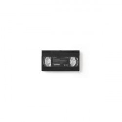 Nedis CLTP100BK fejtisztító szalag, VHS fejek, fekete