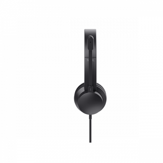 TRUST 25089 Ayda USB vezetékes fejhallgató zajszűrős mikrofonnal – fekete