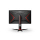 AOC Ívelt Gaming 280Hz monitor 27" C27G2Z3/BK, 1920x1080, 16:9, 300cd/m2, 0,5ms, HDMIx2/DisplayPort, állítható magasság