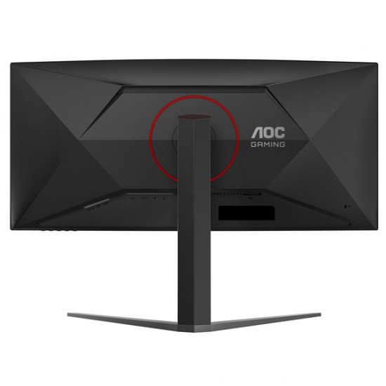 AOC Ívelt Gaming 240Hz monitor 34" CU34G4Z, 3440x1440, 21:9, 450cd/m2, 0,5ms, HDMIx2/DisplayPort/USBx2
