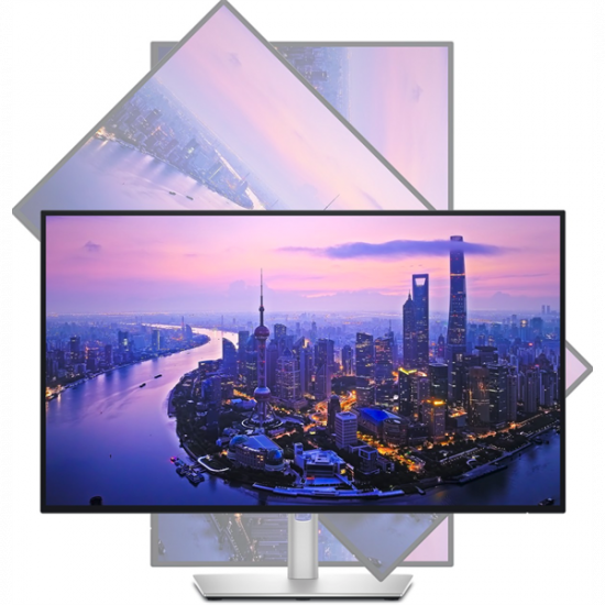 DELL LCD Monitor 27" U2725QE 4K UHD 3840x2160 120Hz IPS 16:9 3000:1, 450cd, 5ms, HDMI, DP, USB-C, Thunderbolt, fekete