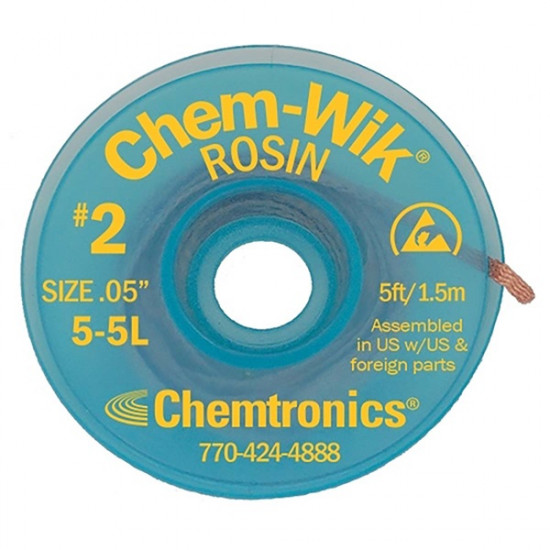 (Nedis) Chemtronics ón szívó, kiforrasztó szalag, 1.27mm x 1.5m, CHEM-WIK AA