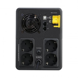 APC Back-UPS BX2200MI-GR (4 SCHUKO) 2200VA (1200W) Line-interaktív szünetmentes, AVR, LED, torony