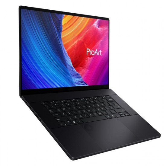 ASUS CONS NB StudioBook H7606WP-ME020X 16"  WQUXGA OLED Touch, AI 9 HX370, 64GB, 2TB M.2, RTX 5070 8GB,WIN11PRO, Fekete