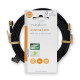 Nedis CSGL02010BK50 SMA kábel, SMA férfi,  SMA nő, Aranyozott, 50 Ohm,  árnyékolt, 3,00 m | kerek,  PVC, Fekete