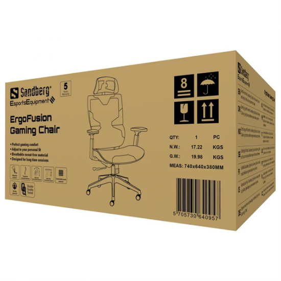 SANDBERG ErgoFusion Gaming Szék