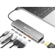 SANDBERG USB-C Dokkoló HDMI + 2xUSB-A + 2xUSB-C + PD100W