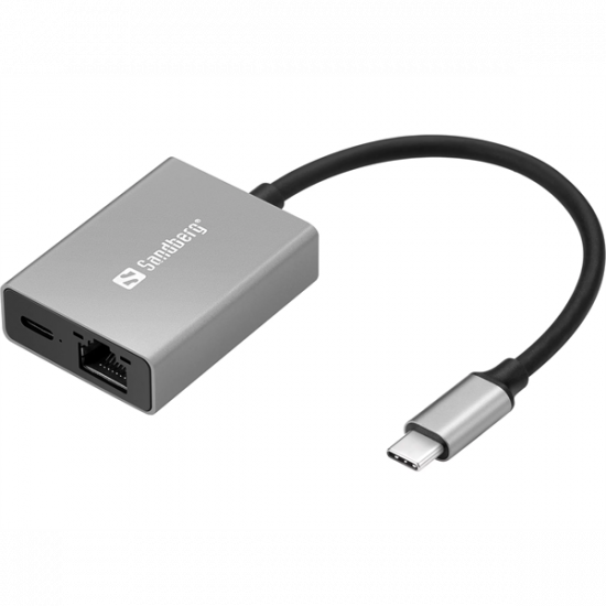 SANDBERG USB-adapter, USB-C Gigabit Adapter PD100W