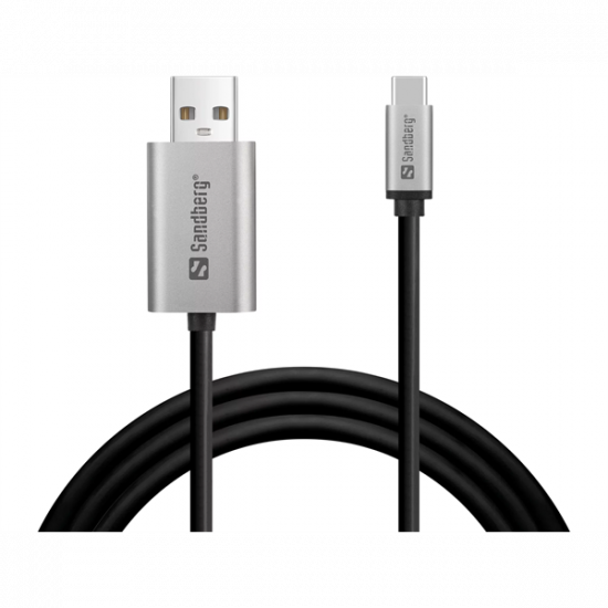 SANDBERG DisplayPort kábel, USB-C to DisplayPort Cable 2M