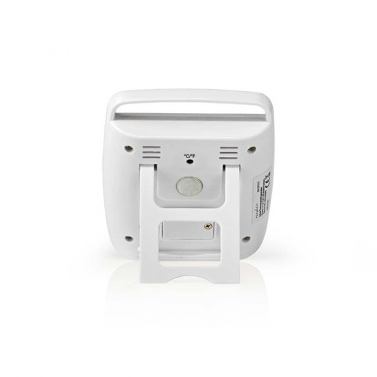 Digitális hőmérő WEST100WT, Beltéri, Beltéri hőmérséklet, Beltéri páratartalom, Fehér