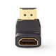 Nedis CVGB34901BK HDMI adapter, HDMI csatl HDMI kimen. aranyozott 90°-os, F/M-90