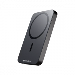 SANDBERG Hordozható akkumulátor, Mag Wireless Powerbank 5000 ALU