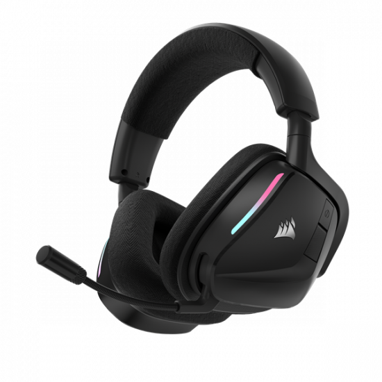 CORSAIR Vezeték Nélküli Headset, VOID v2 Wireless Gaming Headset, Dolby Atmos, carbon