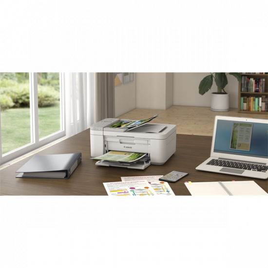 CANON Tintasugaras MFP 4in1 PIXMA TR4756i, A4, FF 8,8 k/p, SZ 4,4 k/p, 4800x1200dpi, duplex, USB/WiFi, ADF, White