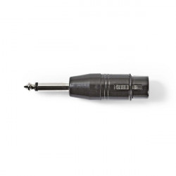 Nedis COTP15940BK 6,35 Jack dugó - 3P XLR aljzat adapter