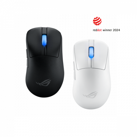 ASUS Vezetékes / Vezeték Nélküli egér ROG KERIS II ACE USB Optikai, Fekete 42000DPI