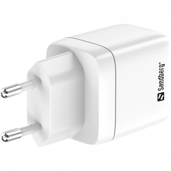 SANDBERG Hálózati töltő, 2 in 1 Charger 1x USB C 1x USB 35W
