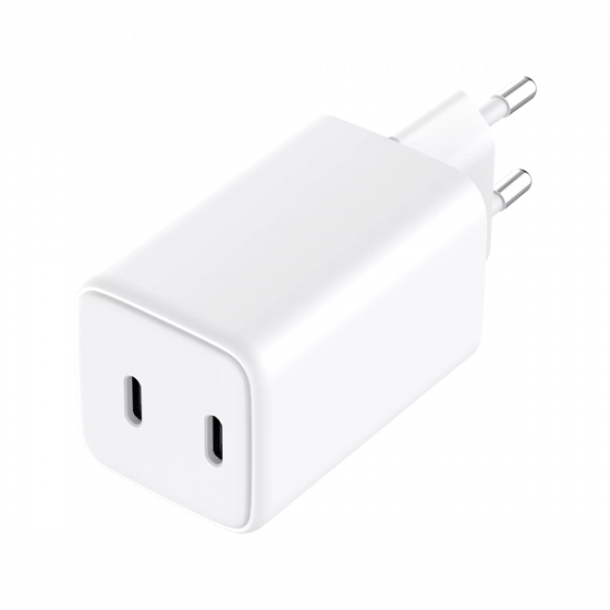 SANDBERG Hálózati töltő, AC Charger Dual UDB C PD 65W EU