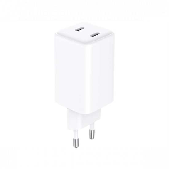 SANDBERG Hálózati töltő, AC Charger Dual UDB C PD 65W EU