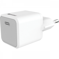 SANDBERG Hálózati töltő, USB-C AC Charger 20W + Lightning 1m