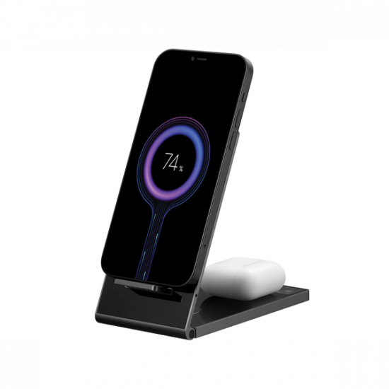 SANDBERG Töltő állvány, 3in1 Wireless Charger Stand
