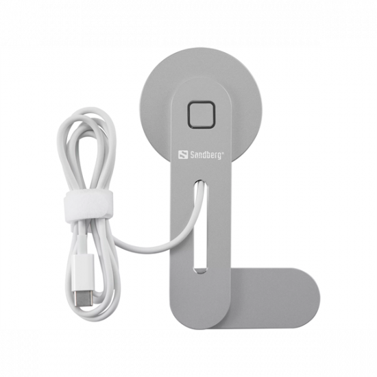 SANDBERG Mágnesen töltő, ScreenMount Magnet Charger 15W