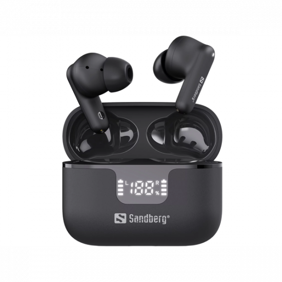SANDBERG Fülhallgató, Wireless Earbuds ANC+ENC