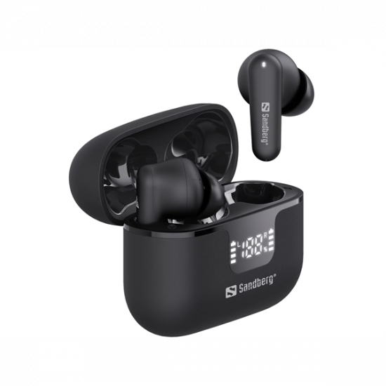 SANDBERG Fülhallgató, Wireless Earbuds ANC+ENC