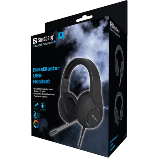 SANDBERG Headset, BossBlaster USB Headset
