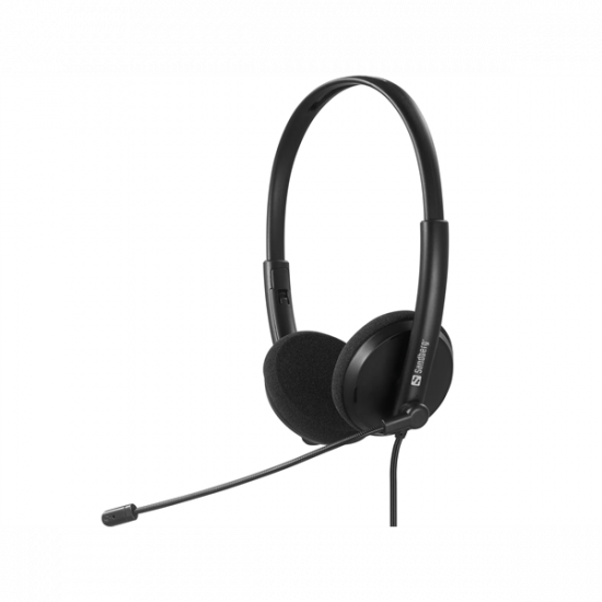 SANDBERG Headset mikrofonnal, USB-C Office Headset