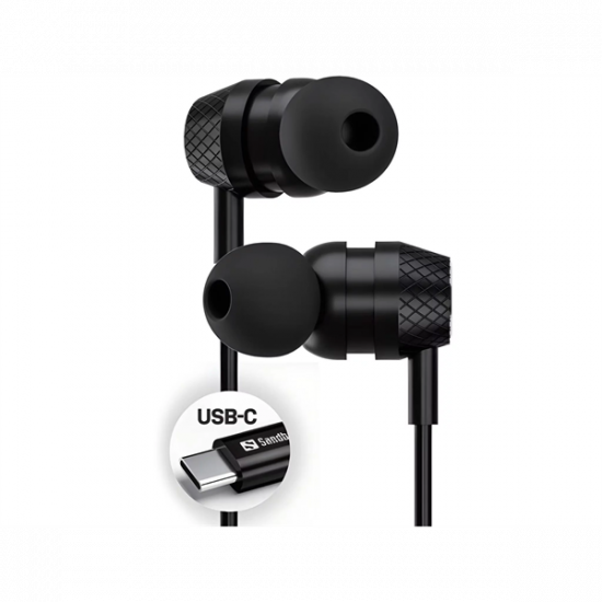SANDBERG Fülhallgató, USB-C/A In-Earset with Line-Mic