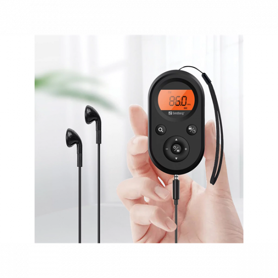 SANDBERG Rádió, Pocket Radio FM+AM Recharge