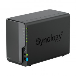 SYNOLOGY NAS 2 fiókos DS224+ Intel Celeron J4125 4x2GHz, 2GB DDR4, 2x1GbE, 2xUSB3.2Gen1