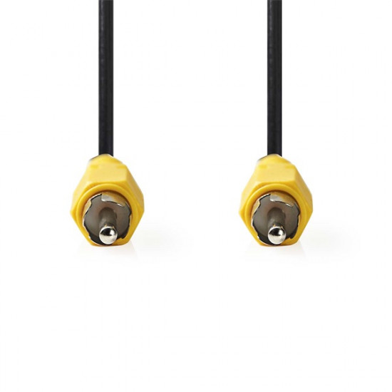 Nedis composite videó kábel, RCA dugó - RCA dugó, hossz 2m, CVGL24100BK20