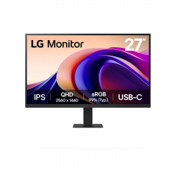 LG IPS monitor 27" 27U631A, 2560 x 1440, 16:9, 250 cd/m2, 5ms, HDMI/USB-C, 100Hz