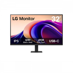 LG IPS monitor 31,5" 32U631A, 2560 x 1440, 16:9, 250 cd/m2, 5ms, HDMI/USB-C, 100Hz