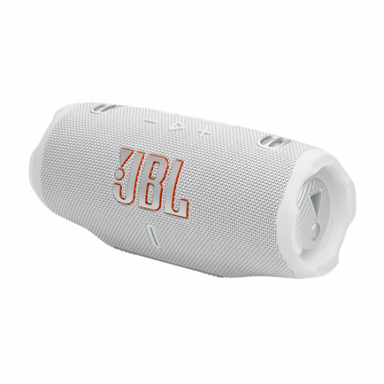JBL CHARGE 6 WHT, BT hangszóró, Fehér (Hordozható, vízálló)