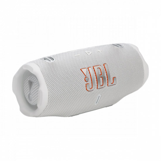 JBL CHARGE 6 WHT, BT hangszóró, Fehér (Hordozható, vízálló)