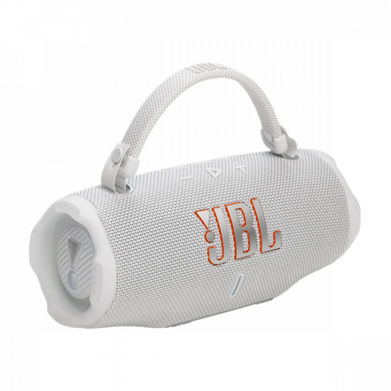 JBL CHARGE 6 WHT, BT hangszóró, Fehér (Hordozható, vízálló)