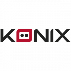 KONIX -  Nintendo Switch/PC LED Vezeték Nélküli kontroller, Átlátszó