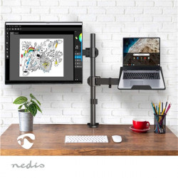 Nedis MMSISNB110BK asztali monitor tartó konzol és laptop állvány | 15-32" | 75x75 / 100x100