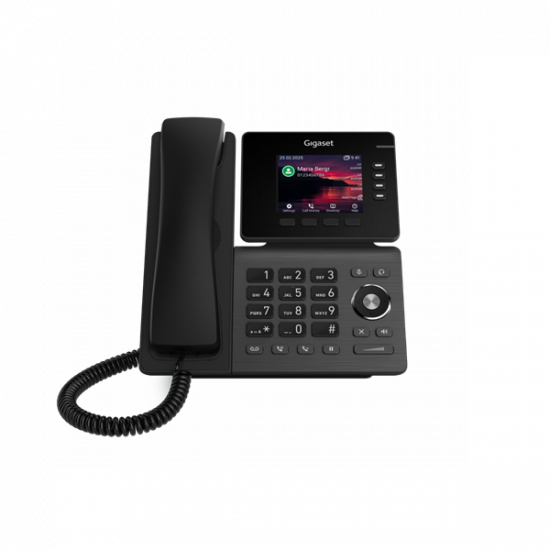 GIGASET P810B IP PRO IP asztali telefon, színes TFT kijelző, 4 funckiós LED billentyűk, HD hang, POE képes, Bluetooth