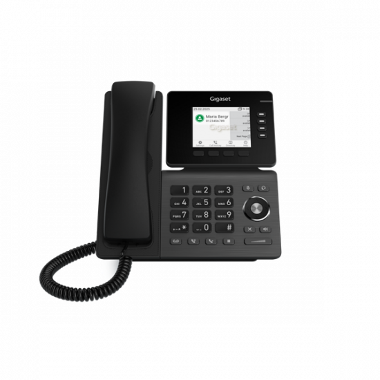 GIGASET P810B IP PRO IP asztali telefon, színes TFT kijelző, 4 funckiós LED billentyűk, HD hang, POE képes, Bluetooth